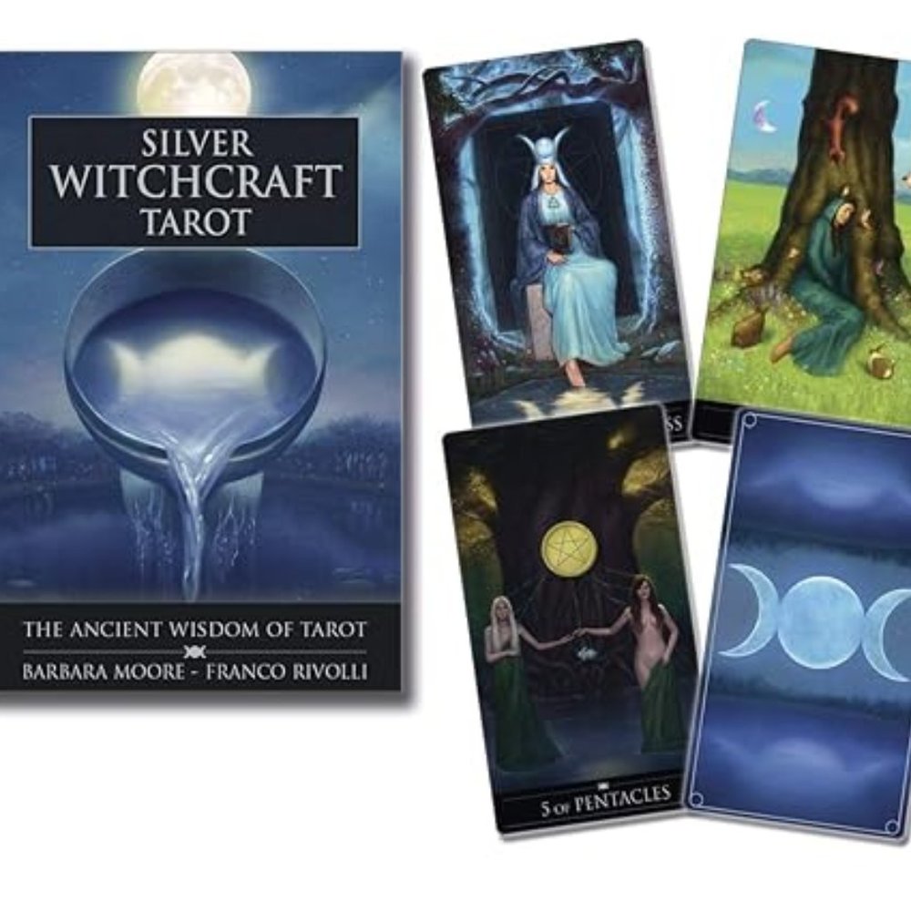 BNIB - SEALED Silver Witchcraft Tarot By Barbara Moore